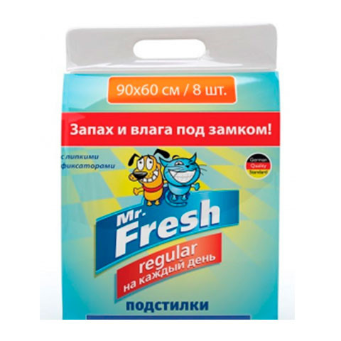 Mr. Fresh Regular, пеленки для ежедневного применения, 90х60