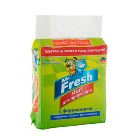 Mr. Fresh Start, пеленки для приучения к месту, 60х60
