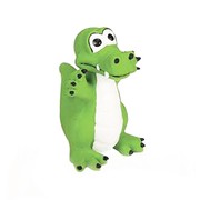 Beeztees Игрушка для собак Зеленый крокодил, латекс, 12см