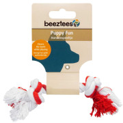 Beeztees Игрушка для собак Канат с 2-мя узлами красно-белый, бело-голубой