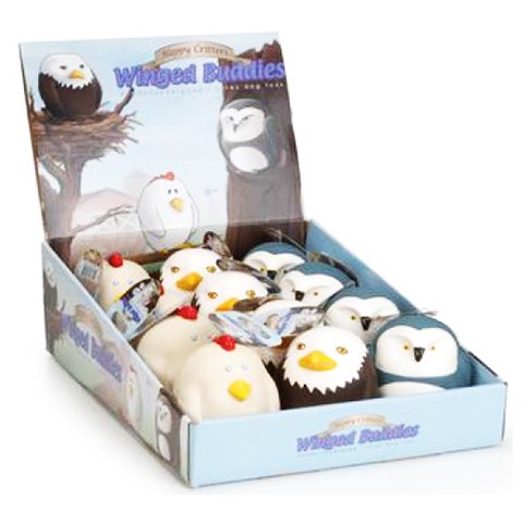 Beeztees Набор игрушек для собак Дикие Птицы, латекс, 10см