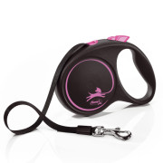 Flexi Black Design поводок-рулетка tape M 5м 25кг