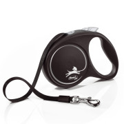 Flexi Black Design поводок-рулетка tape M 5м 25кг