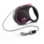 Flexi Black Design поводок-рулетка cord XS 3м 8кг