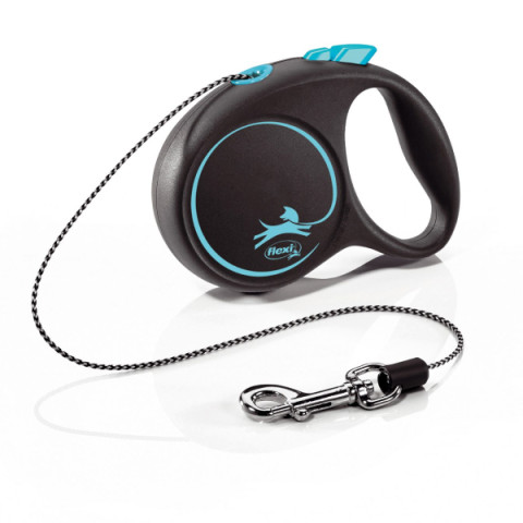Flexi Black Design поводок-рулетка cord XS 3м 8кг