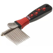 Hello PET Колтунорез боковой 12 лезвий прямой