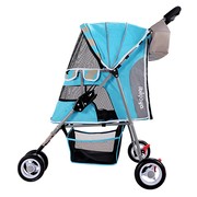 IBIYAYA Коляска для собак New I-Cute Pet Buggy, голубая