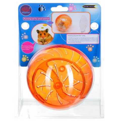 KREDO игрушка для хомяков Шар прозрачный, 12,5 см