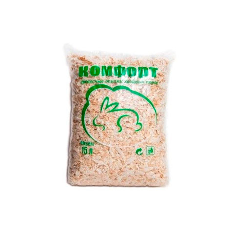 Городок Комфорт, опилки деревьев хвойных пород