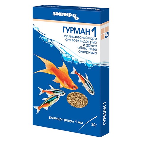 ЗООМИР, гурман деликатесный корм для всех рыб
