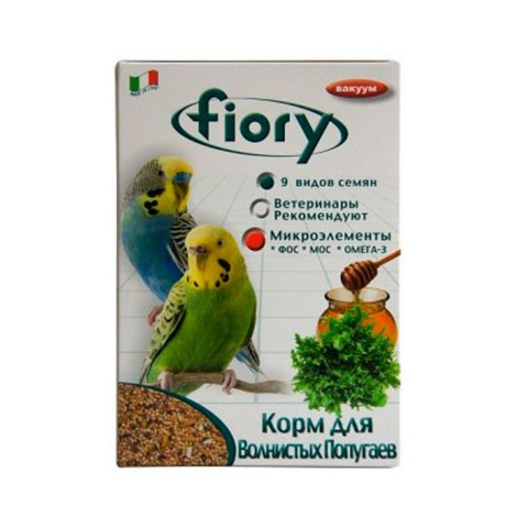 Fiory, смесь для волнистых попугаев
