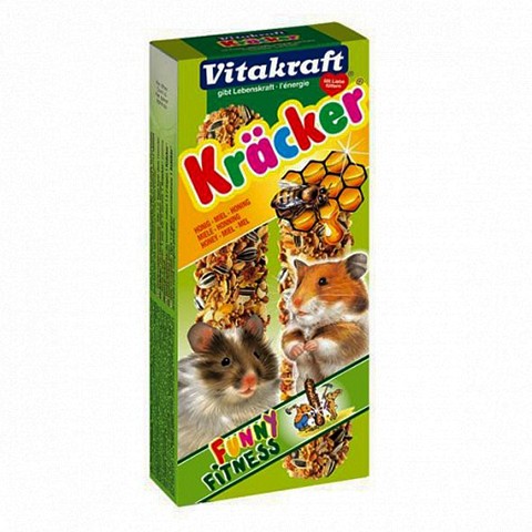 Vitakraft крекеры для хомяков, медовые