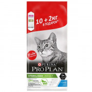 Pro Plan Sterilised корм сухой для стерилизованных кошек и кастрированных котов для поддержания здоровья почек с высоким содержанием кролика