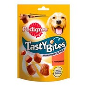 Pedigree Tasty Bites лакомство для собак, ароматные кусочки с говядиной