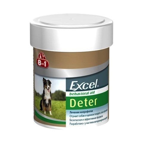 8 in 1 Excel Deter средство от поеданий фекалий, 100 таблеток