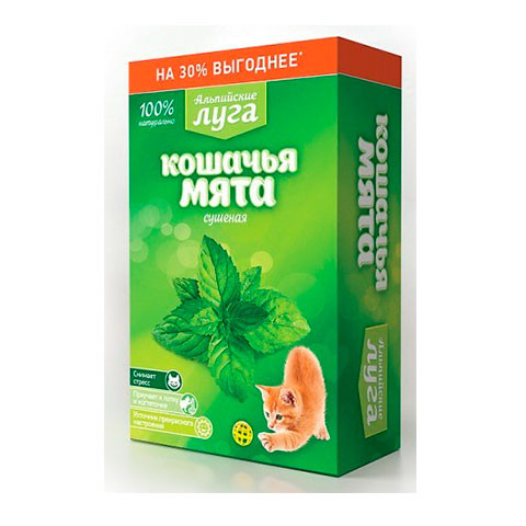 Альпийские луга кошачья мята сушеная, 20гр