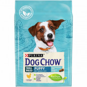 Dog Chow сухой корм для щенков мелких пород, курица