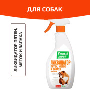 Умный спрей ликвидатор пятен и запаха для собак, 500мл