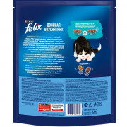 Сухой корм Felix Двойная Вкуснятина для взрослых кошек, с рыбой