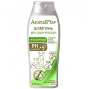 AnimalPlay Шампунь Гипоаллергенный с аминокислотами и экстрактом шалфея для собак и кошек 250мл