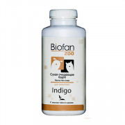 Biofan Zoo гипоаллергенная очищающая пудра для животных с маслом чайного дерева Indigo, 100гр
