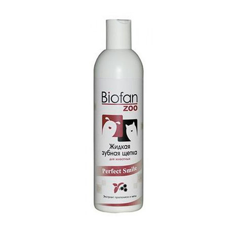Biofan Zoo Perfect Smile жидкая зубная щетка для животных, 200мл