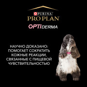 Pro Plan OptiDerma Adult 7+ Sensitive Skin с лососем Корм сухой для пожилых собак средних и крупных пород старше 7 лет с чувствительной кожей