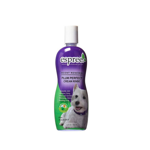 Espree SR Plum Perfect Cream Rinse бальзам ополаскиватель спелая слива, для собак и кошек со светлой шерстью, 355мл