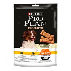 Pro Plan Biscuits лакомство для собак склонных к избыточному весу или стерилизованных, с курицей и рисом