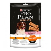 Pro Plan Biscuits лакомство для собак для поддержания правильного пищеварения, здоровья зубов и десен, с лососем и рисом