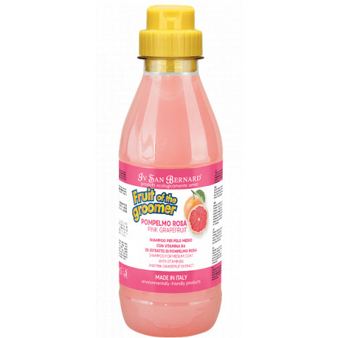 Iv San Bernard Fuit of the Groomer Pink Grapefruit Shampoo Шампунь Розовый грейпфрут с витаминами для собак и кошек с шерстью средней длины