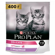 Сухой корм PRO PLAN DELICATE DIGESTION  для котят с чувствительным пищеварением, с высоким содержанием индейки