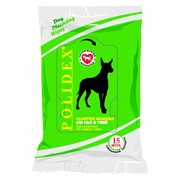 Polidex Dog Cleansing Wipes Влажные салфетки для глаз и ушей у собак и щенков, 15шт