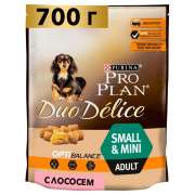Pro Plan Duo Delice OptiBalance с лососем и рисом Корм сухой для мелких и карликовых собак всех пород