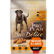 Pro Plan Duo Delice OptiBalance с говядиной и рисом Корм сухой для средних и крупных собак всех пород