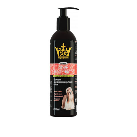 Royal-Groom шампунь объем и эластичность для длинношерстных собак, 200мл