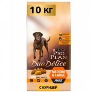 Pro Plan Duo Delice OptiBalance с курицей и рисом Корм сухой для средних и крупных собак всех пород