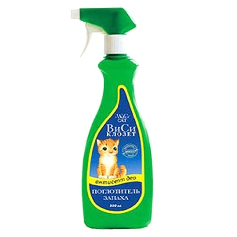 WC for cats - поглотитель запаха антисепт део для кошек, 500мл