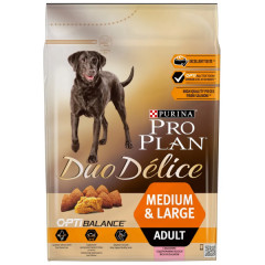 Pro Plan Duo Delice OptiBalance с лососем и рисом Корм сухой для средних и крупных собак всех пород
