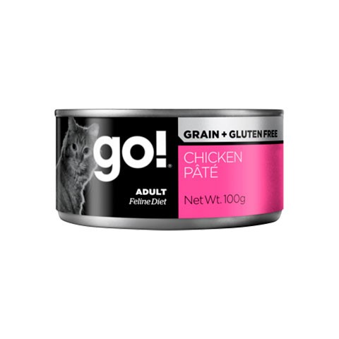 GO! Grain Free Chicken Pate CF консервы для кошек беззерновые с курицей