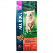 ALL DOGS сухой корм для взрослых собак с говядиной и овощами