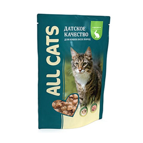 ALL CATS пауч для кошек кролик в соусе