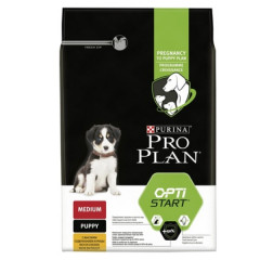 Pro Plan OptiStart Medium Puppy с курицей Корм сухой для щенков средних пород