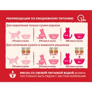 NATURE'S TABLE корм сухой для взрослых кошек курица
