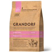 Grandorf Lamb&Turkey Puppy All Breeds корм сухой для щенков всех пород с 3 недель, беременных и кормящих собак