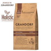 Grandorf Duck & Turkey Adult Medium & Maxi корм сухой для взрослых собак средних и крупных пород с нормальной активностью, чувствительным пищеварением или склонных к аллергии