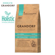 Grandorf dog 4 Meat Probiotic Medium & Maxi корм сухой 4 мяса c пробиотиками взрослых собак всех пород с нормальной активностью, чувствительным пищеварением или склонных к аллергии