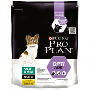 Pro Plan OptiAge Small & Mini Adult 9+ с курицей Корм сухой для пожилых собак мелких и карликовых пород