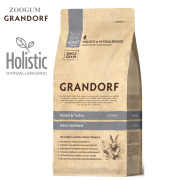 Grandorf Rabbit & Turkey Adult Sterilized корм сухой для стерилизованных кошек с чувствительным пищеварением или склонных к аллергии, кролик с индейкой