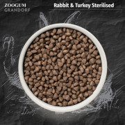 Grandorf Rabbit & Turkey Adult Sterilized корм сухой для стерилизованных кошек с чувствительным пищеварением или склонных к аллергии, кролик с индейкой